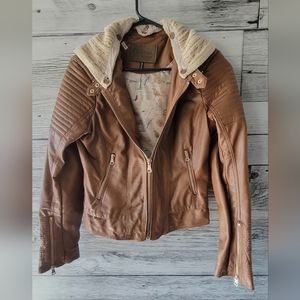 Womens Brown "leather" Jacket